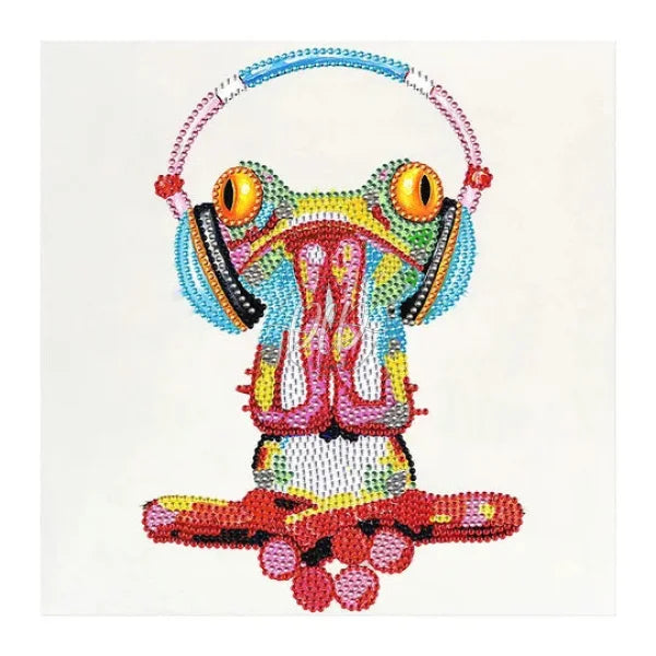 Frog Listening To Music