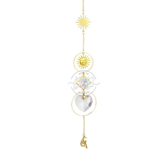 Hanging Moon Sun Heart Ball Light