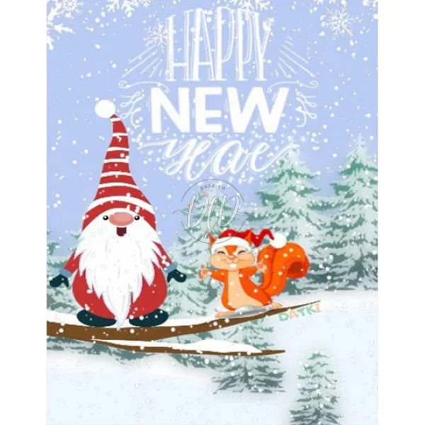 Happy New Year Goblin Squirrel