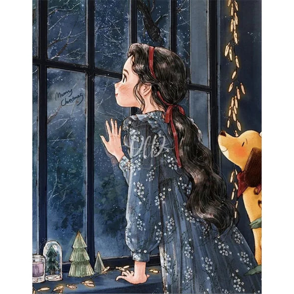 Little Girl By The Window