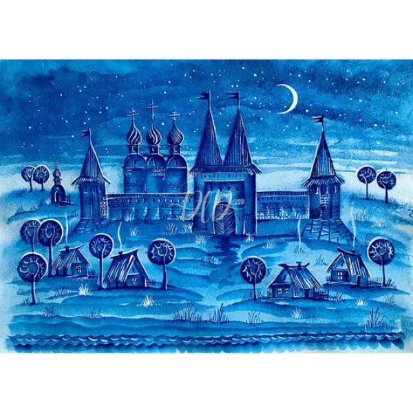 Night Old Castle