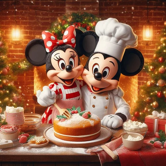 Cooking Mickey and Minnie