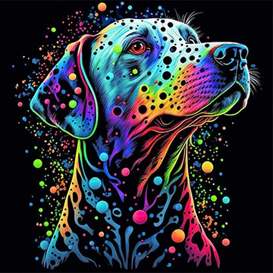 Colour Dog Portrait
