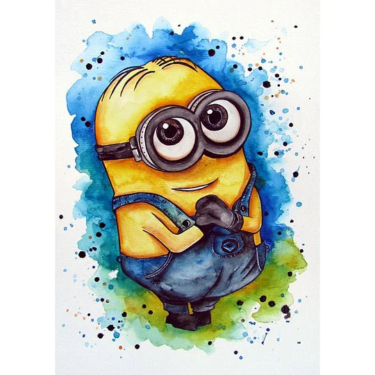 Watercolor Minions