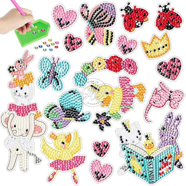 2Pcs Gem Sticker Diamond Art