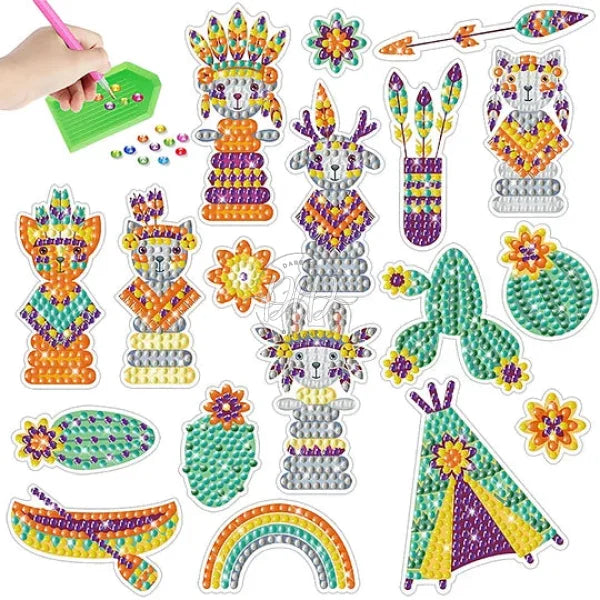 2Pcs Gem Sticker Diamond Art