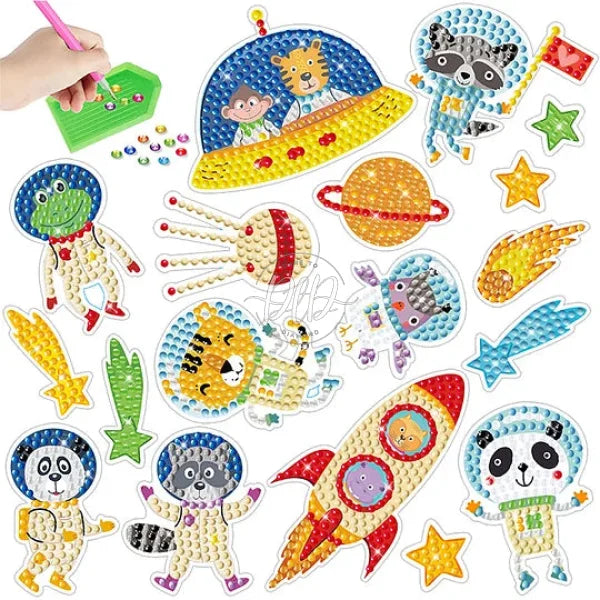 2Pcs Gem Sticker Diamond Art