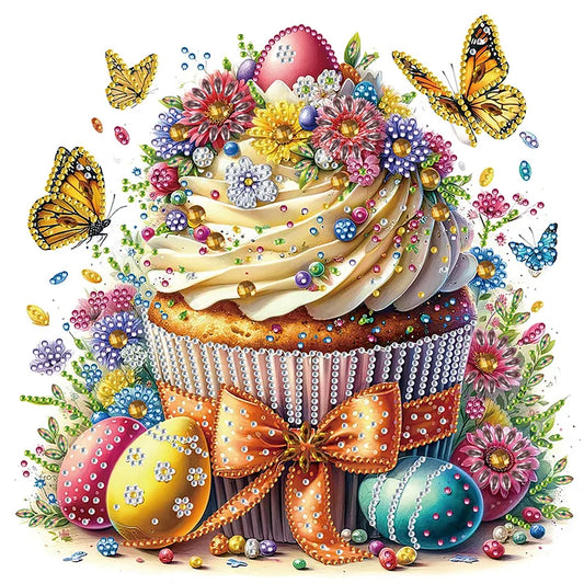 Easter Egg Cake Butterfly