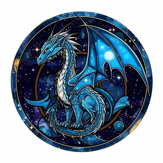 Pterodactyl Glass Painting