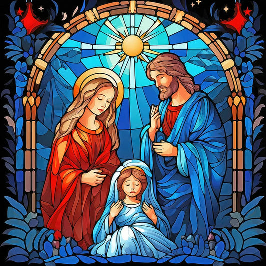 Believer Jesus Glass Painting