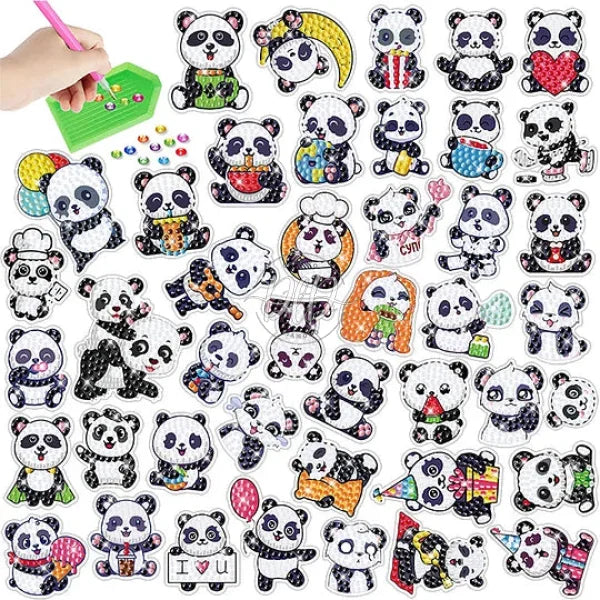 4Pcs Gem Sticker Diamond Art 5D Arts Crafts Diy For Kids Beginner