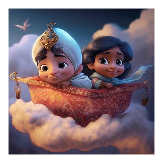 Aladdin And Princess Jasmine Cartoon Version