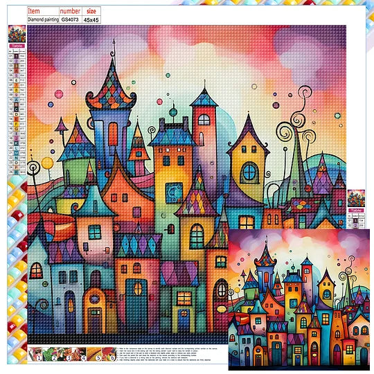 Color Cartoon Houses