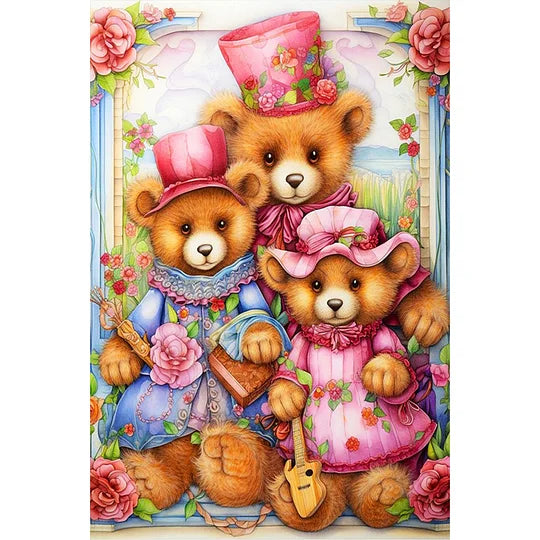 Three Teddy Bears