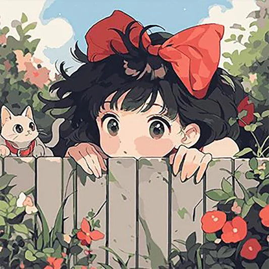 The Little Witch Outside The Fence