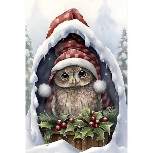 Christmas Baby Owl