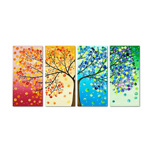 Colorful Tree 4-pictures