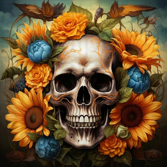 Flower Skull