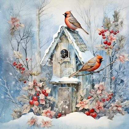 Winter Snow Bird