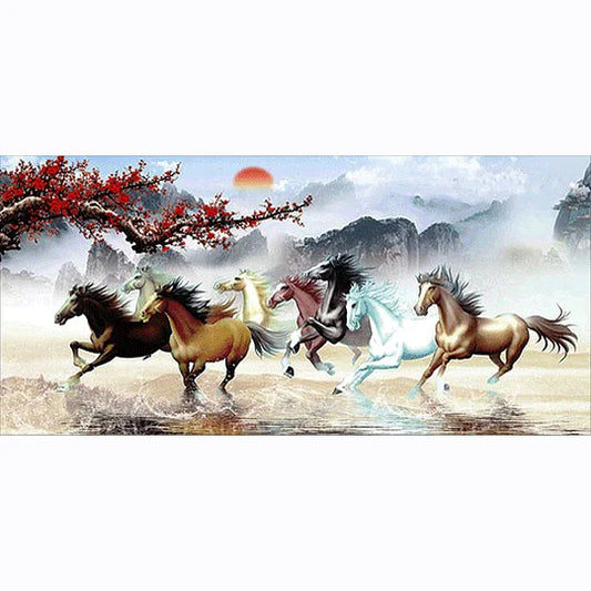 Nine Running Horses