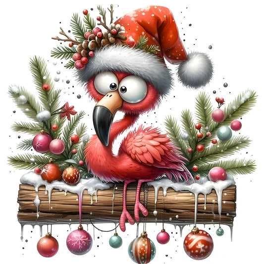 Christmas Flamingo