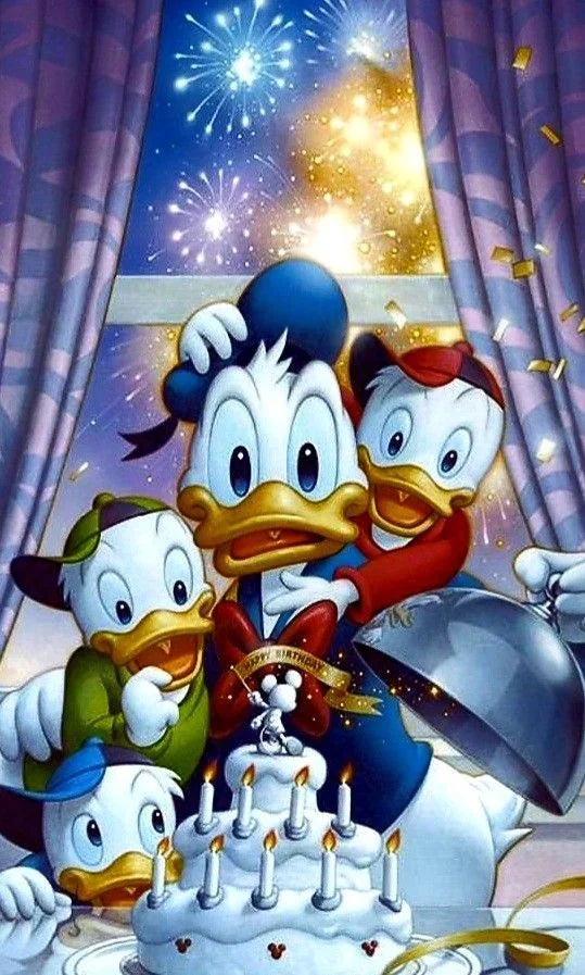 Cartoon Duck Family