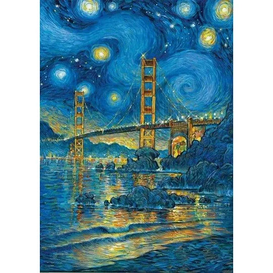 Starry Sky And Bridge