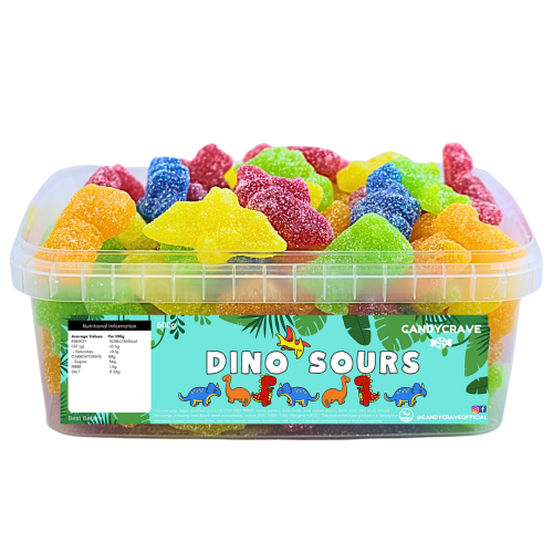 Candycrave Dino Sours Tub
