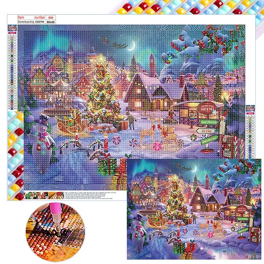 Christmas Snow Scene