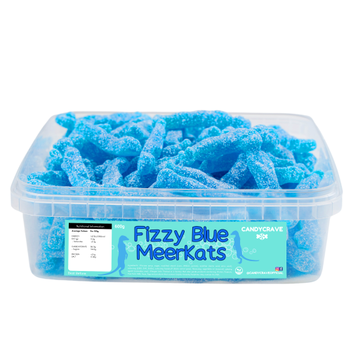 Candycrave Fizzy Blue Meerkats Tub