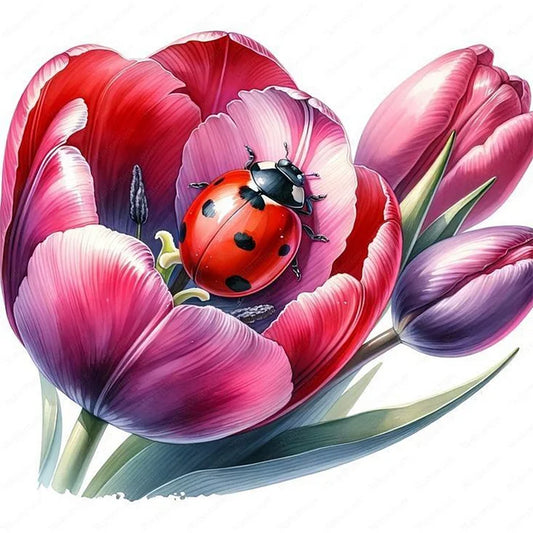 Tulips And Insects