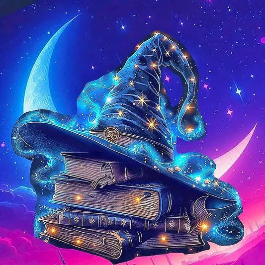 Moon Magic Book and Hat