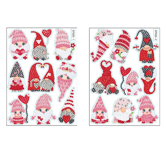 DIY Diamond Painting Stickers Valentine Day Goblin