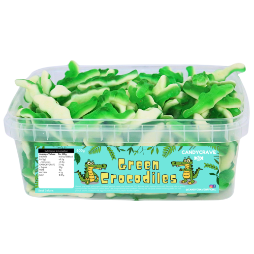Candycrave Green Crocodiles Tub