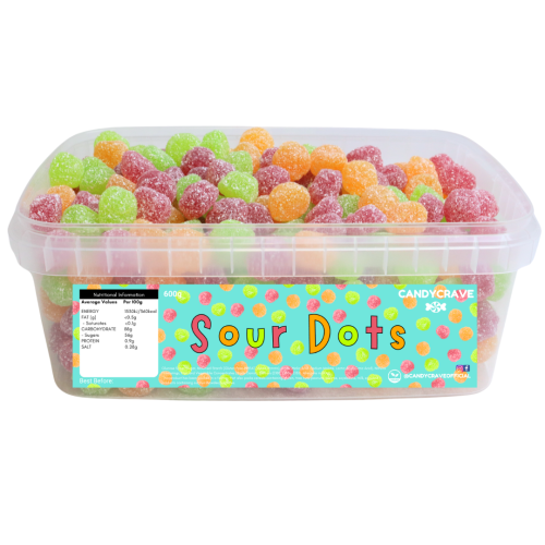 Candycrave Sour Dots Tub