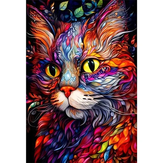 Colourful Cat