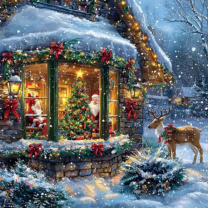 Christmas Snow Scene