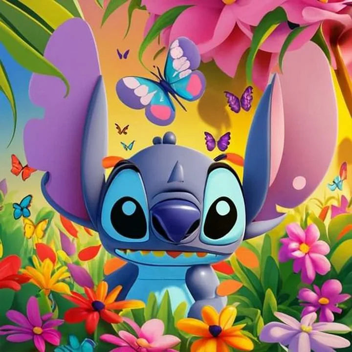 Stitch Among The Flowers