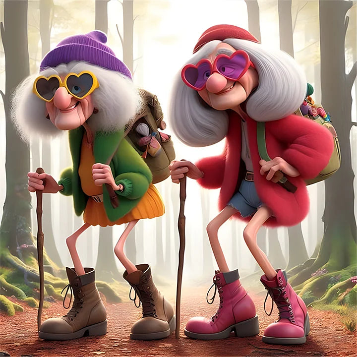 Mountain Climbing Granny