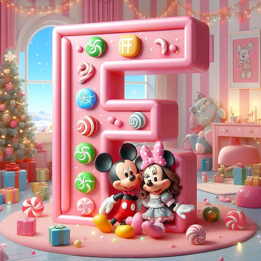 Mickey Letter F