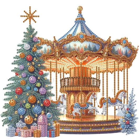 Christmas Tree And Carousel