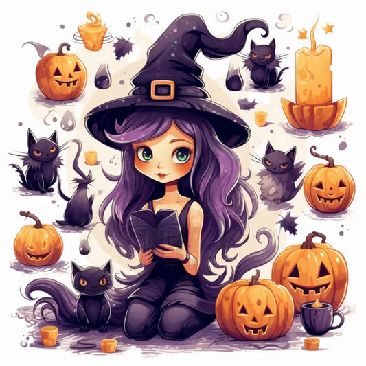 Pumpkin Witch Girl