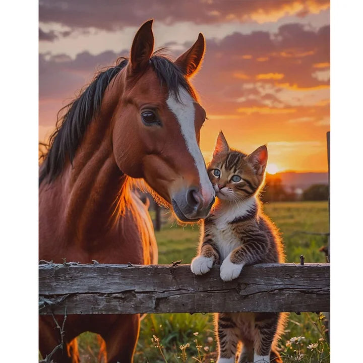 Horse And Cat