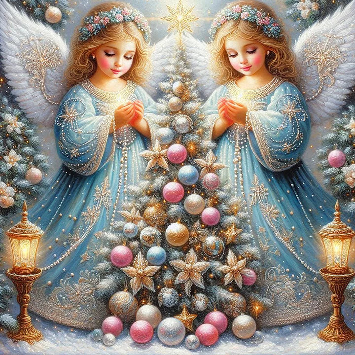 Christmas Tree And Angel