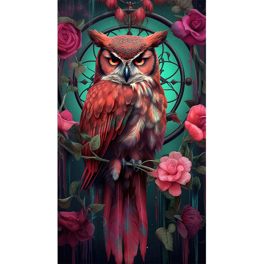 Flowers And Owls