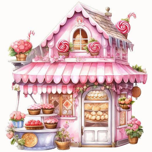Pink Dessert Shop Trolley