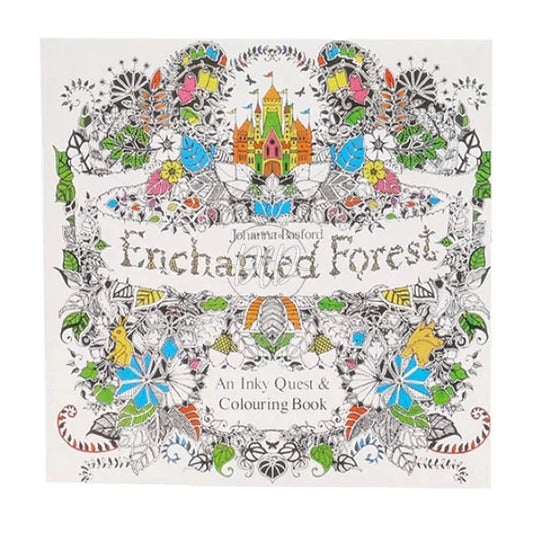 Enchanted Forest Coloring Book 24 Pages