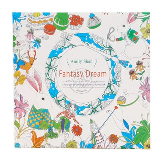 Fantasy Dream Coloring Book 24 Pages