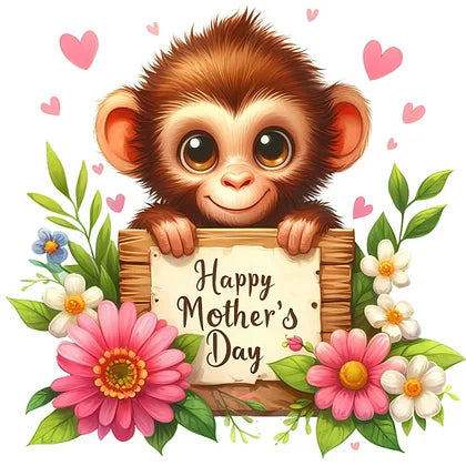 Monkey Mother'S Day Slogan