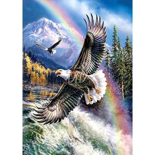 Flying Eagle 30*40Cm(Canvas) Full Square Drill Diamond Painting